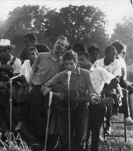 Pete Seeger et Bob Dylan