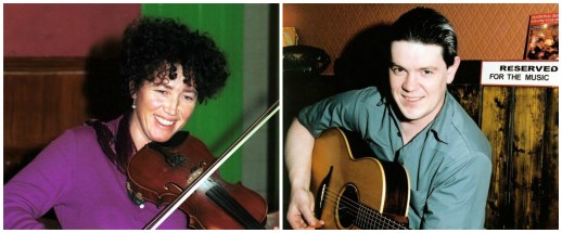 Edel McWeeney, fiddle - Shane McGowan, guitar ©Steven de Paoire